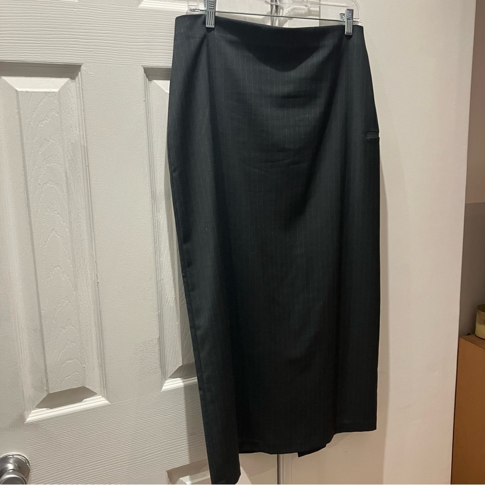 Paloma Wool Straight Pinstriped Skirt